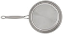 Cuisinart 10-inch stainless steel open skillet with riveted handles shown on a white background.