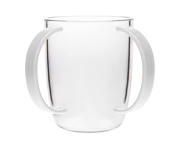 Godinger Wash Cup Acrylic Design White