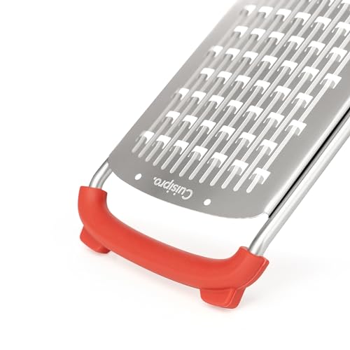 CUISIPRO Surface Glide Technology Stainless Steel Folding Handle Grater, Coarse