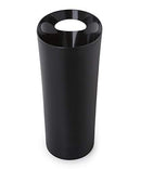 Umbra Skinny Sleek & Stylish Bathroom Trash, Small Garbage Can Wastebasket, 2 Gallon Capacity, Black