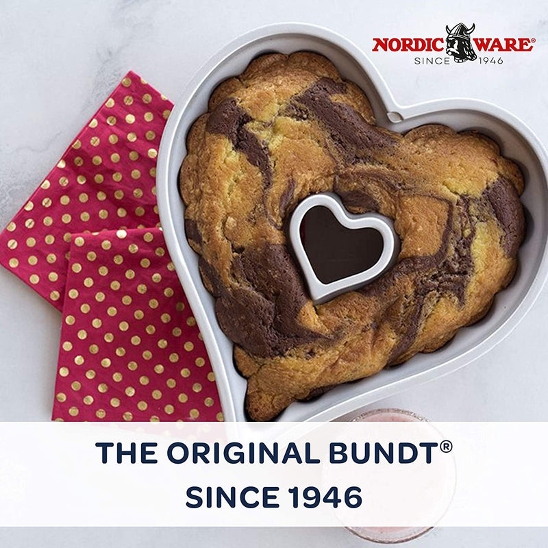 Nordic Ware Elegant Heart Bundt Pan