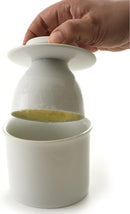 Norpro Porcelain Butter Keeper, White