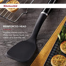 Black nylon short turner with ergonomic handle and heat-resistant head