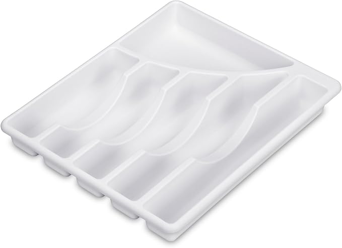 6 Compartments Plastic Cutlery Tray