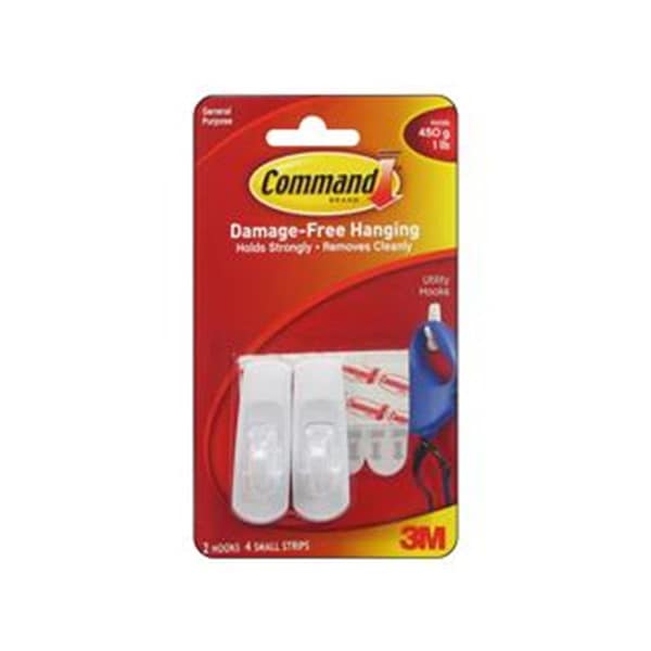 3M Utility Hooks Small 2pk