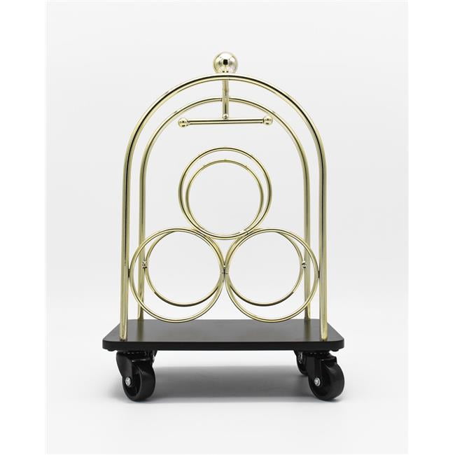 Godinger Luggage Cart Bottle Rack
