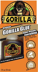 Gorilla 50002 Original Glue, 2 oz, Brown