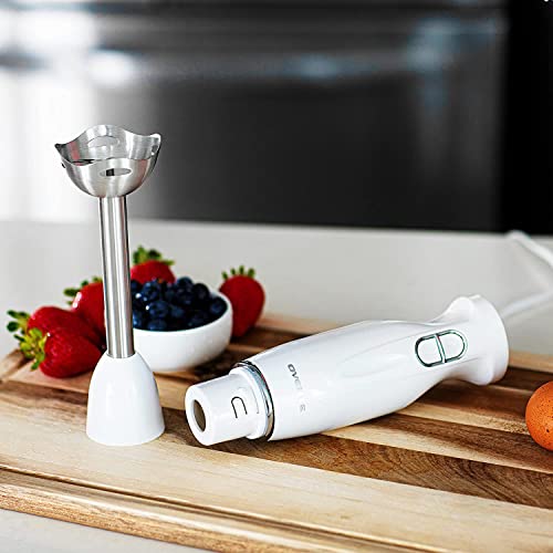 OVENTE Electric Hand Blender, White