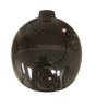 Black replacement lid for an electric hot water pot.