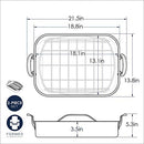 Nordic Ware Turkey Roaster with Rack, Copper