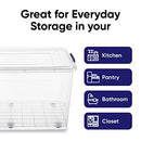 Superio Lid Storage Container, Clear