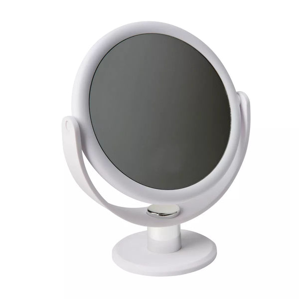 7" Insperational Vanity Mirror X1 and X10  Magnification White