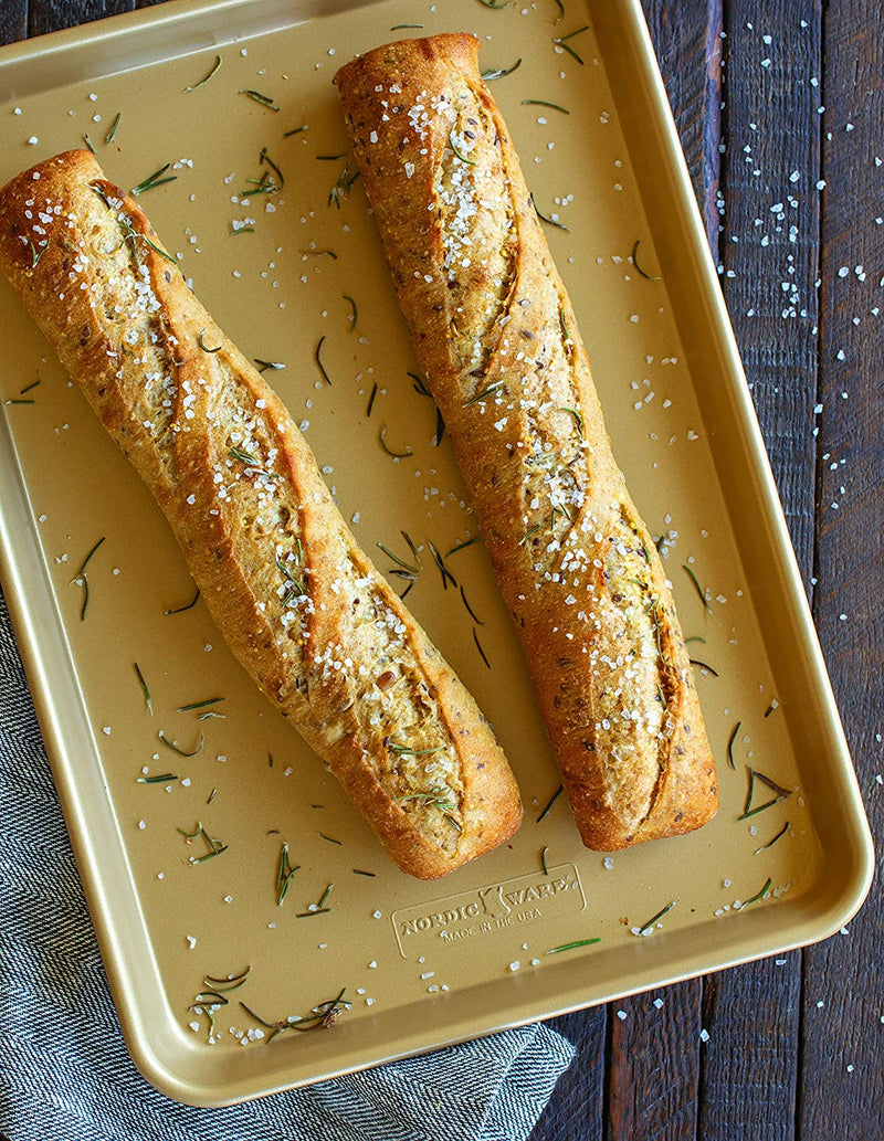 Nordic Ware Jelly Roll Naturals Aluminum Nonstick, 15.125 x 10.625