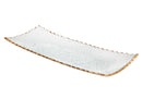 Gold Rimmed Gamma Tray 14" X 6"