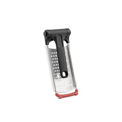 CUISIPRO Surface Glide Technology Stainless Steel Folding Handle Grater, Coarse