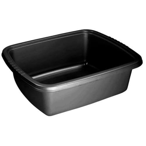 YBM Home Plastic Dish Pan Basin Ba430, Black