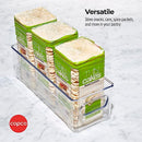 Copco Mini Medium Storage Bin, 11.5 x 4.2 x 3.5 Inch, Clear