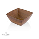 Large 9" Square Bowl Mahogany Collection