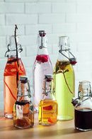 8.5oz Swing Top Glass Bottles – Set of 12