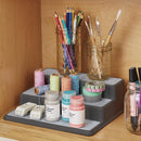 Copco Non-Skid 3-Tier Spice Pantry Kitchen Cabinet Organizer, 10-Inch, Charcoal