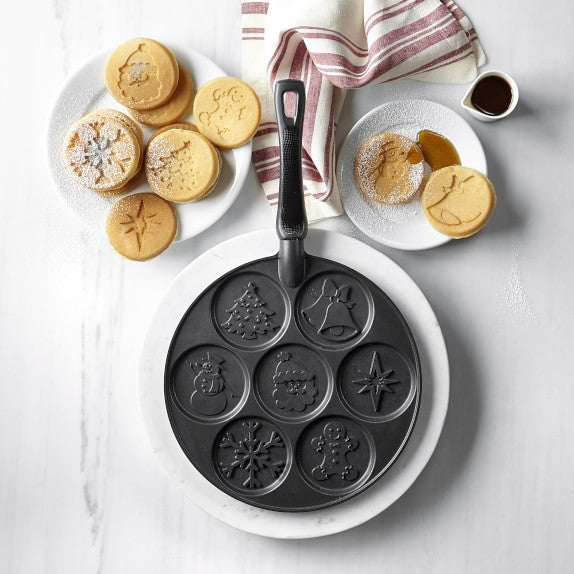 Nordic Ware Snowflake Pancake Pan, Black