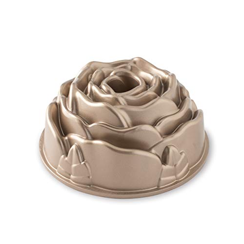 Nordic Ware Platinum Rose Cast Aluminum Bundt Pan, One size, copper