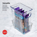 Copco Mini Tall Storage Bin, 5.5 x 3.5 x 7 Inch, Clear