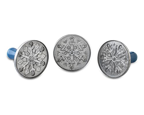 Nordic Ware Cookie Stamps | Snowflake, Grey