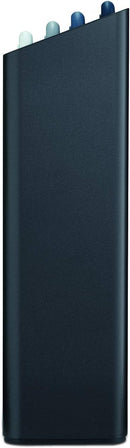 Large Folio plastic cutting board set with four color-coded boards in a slimline case, displayed on a white background.