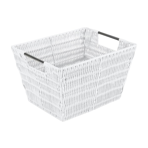 Herringbone Storage Tote 13.75" X 11.5" X 8.75"