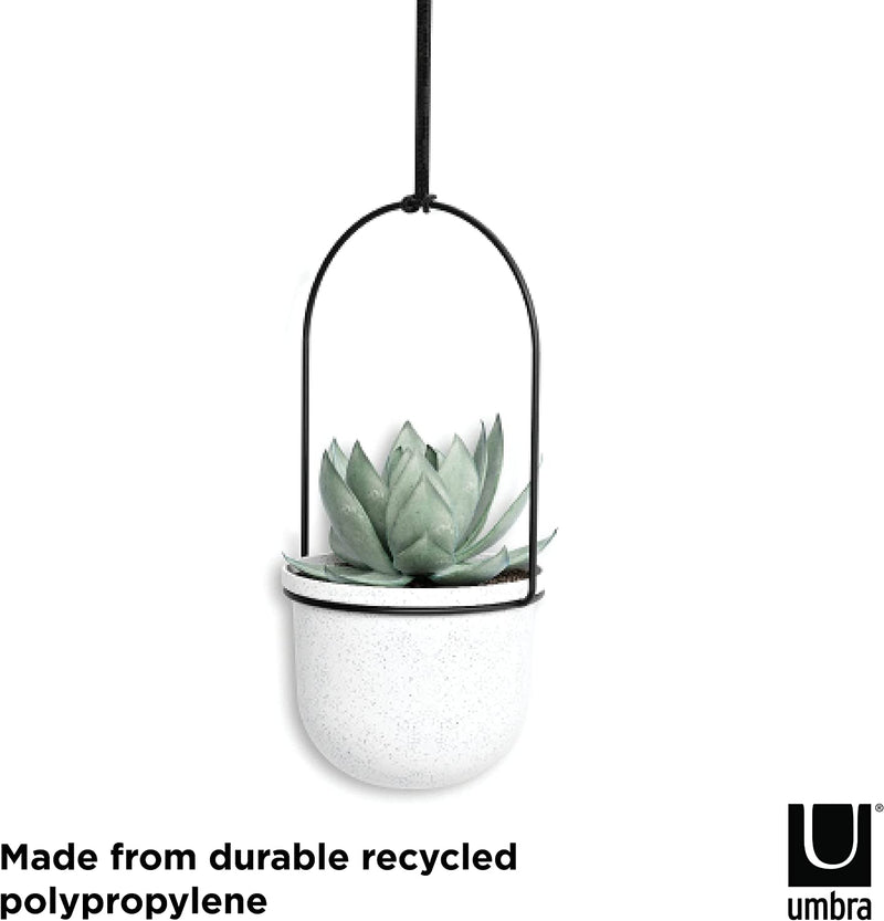 Umbra Triflora Hanging Planter, Set of 5, White