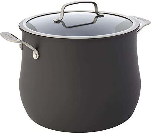 Cuisinart 12-Quart Stockpot, Hard Anodized Contour Stainless Steel w/Cover, 6466-26