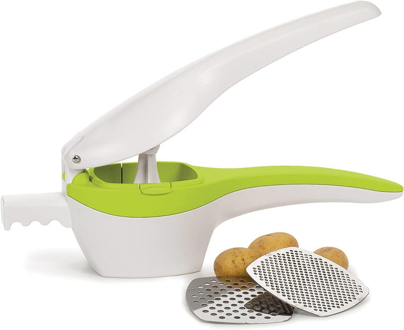 RSVP International (SPUD) Potato Ricer, White/Green | Mash Potatoes, Fruits, Vegetables & More