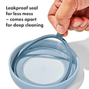 OXO Good Grips 12 oz Twist & Stack twistable leakproof lids on a white background.