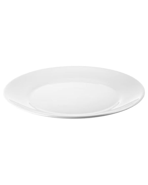 9.5" Opal Glass Dinner Plate