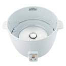 White Brentwood 4-cup rice cooker on a white background.