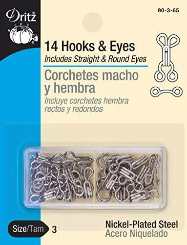 Dritz Hooks & Eyes