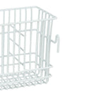 Home Basics Hanging Vinyl Coated Steel Utensil Holder, White