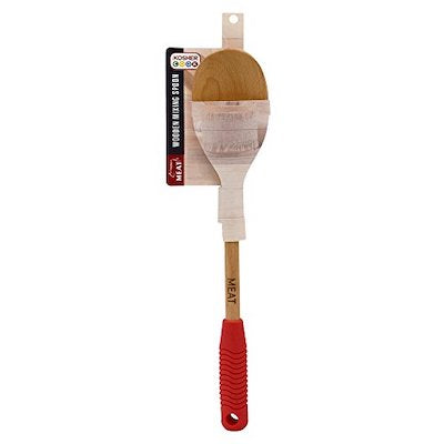 Wooden Mixing Spoon - Red