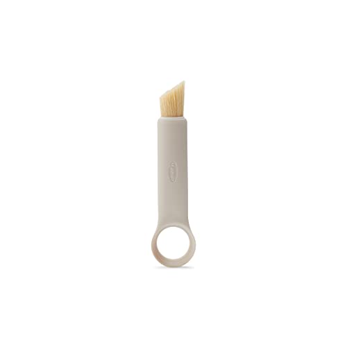 Chef'n ShroomBroom Mushroom Cleaning Brush and Corer, 5.38 inches, Taupe