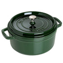 Staub 5.5 Quart Round Cocotte, Basil