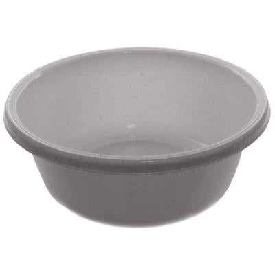 Bowl 14" White With Dots