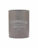 Cement Utensil Holder Gray