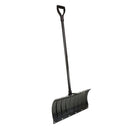 Black Ergonomic Snow Shovel with D-Grip Handle.