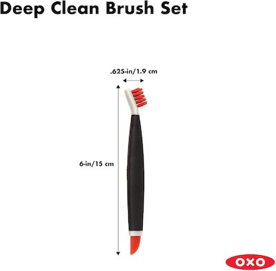 Deep Clean Brush Set Orange