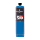Bernzomatic 14.1 oz standard propane fuel cylinder designed for torch use displayed on a white background.