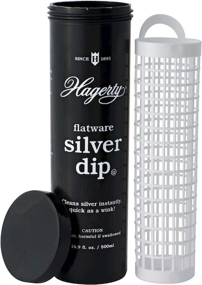 Flatware silver dip