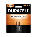 Duracell Coppertop AAA Batteries with Power Boost Ingredients, 2 Count Pack Triple A Battery with Long-lasting Power, Alkaline AAA Battery for Household and Office Devices
