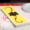 Fat Daddios Anodized Aluminum, Oblong Fluted Tart Pan Removable Bottom, 13 3/4 in x 4 1/4 in x 1 in