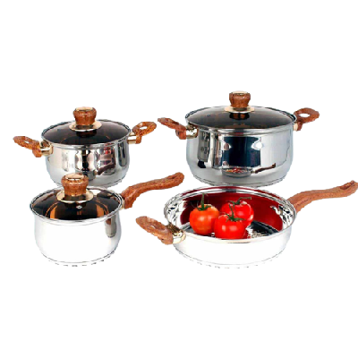 7pc Cookware Stainless Steel Set